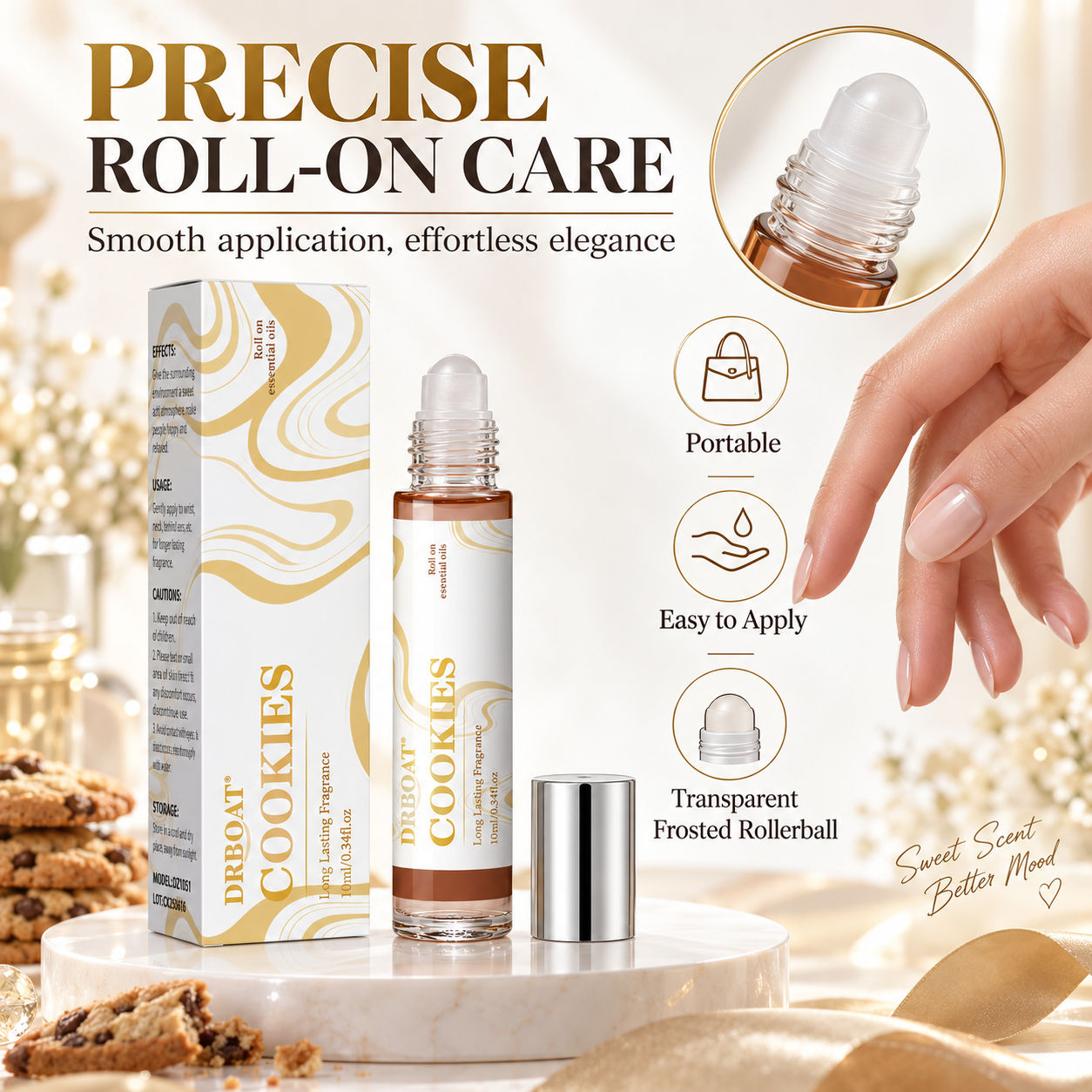 Minyak Parfum Roll-on Cookies  - Perfume Fragrance Oil ulasan dan harga