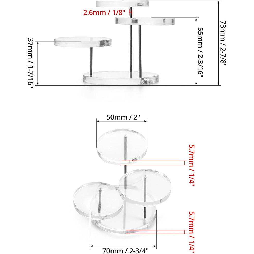 Stand Display Persegi Multi-La - Perfume Fragrance Holder ulasan dan harga