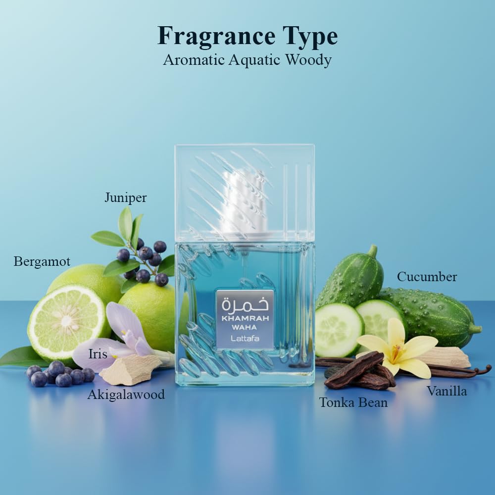Lattafa Khamrah Waha Unisex ED - Oud Perfume Spray ulasan dan harga