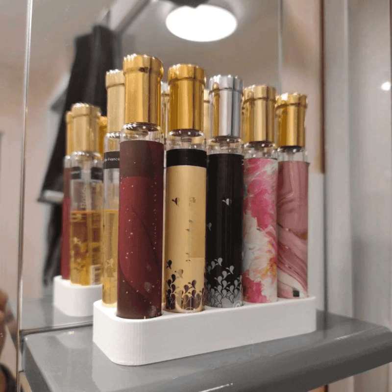 Rak Organizer Parfum Multi Slo - Perfume Fragrance Holder ulasan dan harga